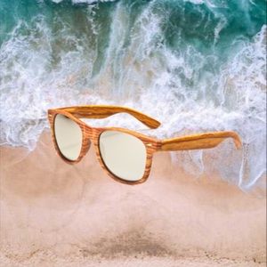 ⭐️2/$15 Wood Effect Wayfarer Sunglasses